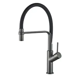 Змішувач для кухні Globus Lux Denver Flex GDF-32-11-01 Чорний матовий - мініатюра 2