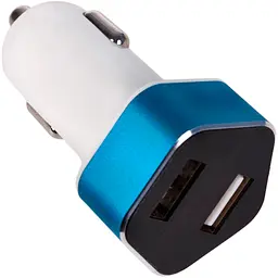 Автомобільний зарядний пристрій Voin 2USB 12/24V - 5V 2.4A + вольтметр (C-2406) - мініатюра 3