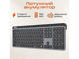 Клавіатура Meetion WK330 Black (MT-WK330-A-RUA) - мініатюра 5