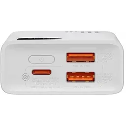 Павербанк Baseus Adaman2 Digital Display Fast Charge 10000 mAh 30 W білий (PPAD040002)  - мініатюра 3
