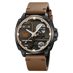 Skmei 2289BKLBN Black-Light Brown