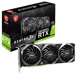 Відеокарта MSI RTX 3060 12Gb Ventus 3X OC (RTX 3060 VENTUS 3X 12G OC NO LHR) (GDDR6, 192 bit, PCI-E v4.0 x16) Б/в - мініатюра 4