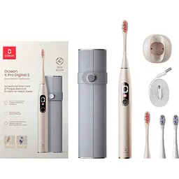 Електрична зубна щітка Oclean X Pro Digital Set Electric Toothbrush Champagne Gold [93236] - мініатюра 7