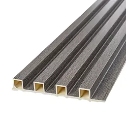 Декоративна стінова рейка Sticker Wall 160x23x3000мм (D) SW-00001530 Сіра