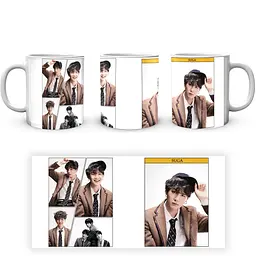 Кухоль GeekLand Bangtan Boys BTS SUGA Мін Юнгі Колаж CP 04.478.280 330 мл білий - мініатюра 3