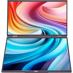 Монітор 15.6" Acer PD163QBMIUUX Portable Double 2x FHD IPS 60Hz (UM.ZP3EE.008) - мініатюра 4