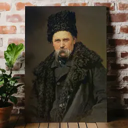Інтер'єрна картина Шевченко Тарас Григорович, Кобзар , Україна, істория, 60×43 см (id6700)