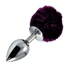 Анальна пробка LoveToy Large Silver Plug 17 см (чорний) - мініатюра 2