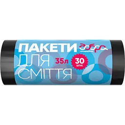 Пакети для сміття Добра Господарочка чорні 35 л 30 шт. (4820086521697) - мініатюра 2