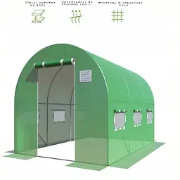 Парник-теплиця 10 м² 4х2.5х2 м - мініатюра 2