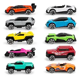 Набір машинок Dickie Toys Міський стиль металеві 10 шт. (3332000) - мініатюра 2