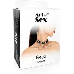 Чокер із серцями та ланцюжками Art of Sex - Freya - мініатюра 4