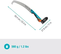 Пила садова штангова з гачком Gardena CombiSystem StarCut 12083-20 (34/59.4 см, 550 г) - мініатюра 2
