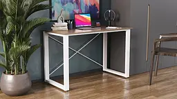 Письмовий стіл Ferrum-decor Драйв 750x1200x700 Білий метал ДСП Дуб Сонома Трюфель 16 мм (FRD-103189) - мініатюра 8