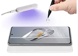 Захисне скло DK для OnePlus 12R/Ace 3/Ace 3 Pro UV Curved 014478 clear 2 шт. - мініатюра 4