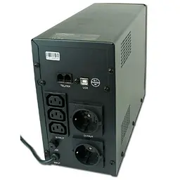 ДБЖ EnerGenie Pro 1200 VA LCD (EG-UPS-033) - мініатюра 2