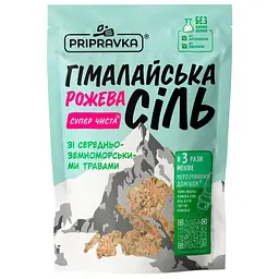Сіль Приправка харчова гімалайська з середземними травами 200 г