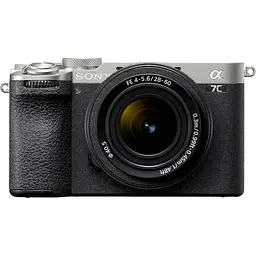 Бездзеркальний фотоапарат Sony Alpha A7C II Kit FE f/4-5.6 28-60mm Silver (ILCE7CM2LS) [132926]