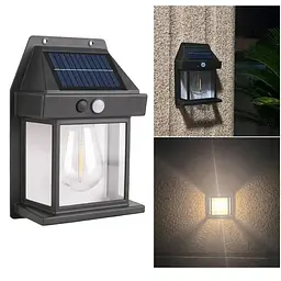Лампа з датчиком руху 3 режими освітлення для саду SOLAR WALL LAMP Kt-888