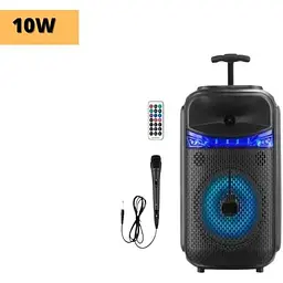 Портативна колонка XPRO RX-8188 валіза 10Вт USB SD FM радіо Bluetooth 1 мікрофон ДУ (MER-15670) - мініатюра 2