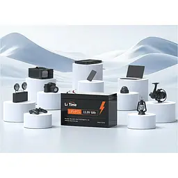 Акумулятор Li Time LiFePO4 12V [12.8V/6Ah/76.8Wh] [123758] - мініатюра 2