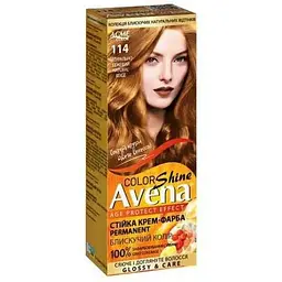 Крем-фарба AVENA Shine Color 114 Натурально-бежевий