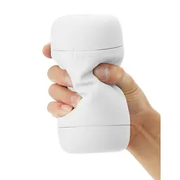 Мастурбатор нереалістичний Tenga Puffy Sugar White, рельєфний, белый - миниатюра 6