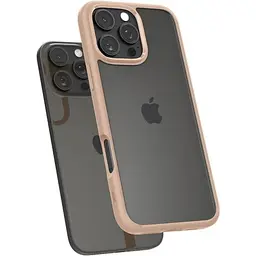 Прозорий чохол Spigen Ultra Hybrid Rose Titanium для iPhone 16 Pro Max (ACS08688) - мініатюра 3