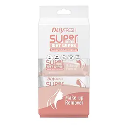 Серветки вологі Doy fresh для демакіяжу 8*8 шт. 