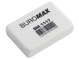 Гумка м'яка прямокутна біла BM.1117 Buromax - мініатюра 1