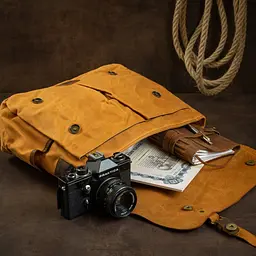 Діловий портфель у поєднанні зі шкірою 20120 Vintage рудий - мініатюра 9