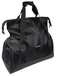 Сумка дорожня саквояж Wallaby 25 л 48×30×20 см Чорна - мініатюра 5