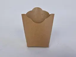 Бокс для картоплі фрі, 125x120x45 мм, KRAFT, 100 штук, для картоплі фрі, снеків і фастфуду