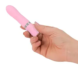 Розкішний вібратор PILLOW TALK - Flirty Pink з кристалом Swarovski, гнучка головка - мініатюра 3