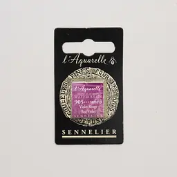 Акварельна фарба Sennelier, полукювета, S3, Червоно-фіолетовий (Red Violet)