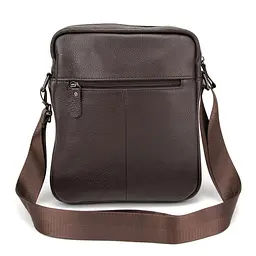 Чоловіча шкіряна сумка через плече Tiding Bag M56-9981C коричнева - мініатюра 6