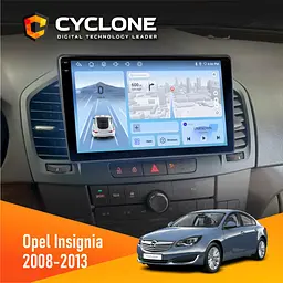 Штатна магнітола Opel Insignia 2008-2013 Cyclone C9-012 4x64, DSP, 4G Cyclone (НФ-00007982)