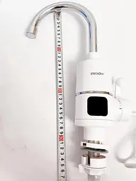 Проточний кран-водонагрівач на мийку Zegor EC-701 LED з ПЗВ 30412 - мініатюра 9