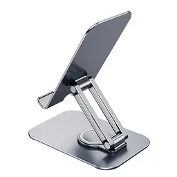 Тримач Hoco PH50 Plus Ivey dual axis rotating metal tablet desktop holder настільний для планшетів 4.5-12" - мініатюра 2