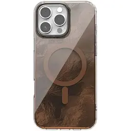 Чохол TPU Shiny Mountain (MagFit) для Apple iPhone 16 Pro (6.3) Chocolate