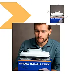Автоматичний робот для миття вікон Comshop з потужним вакуумом 5600 Па модель 295x148 мм (49215-DT-149_1650) - мініатюра 2