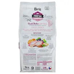 Сухий корм для цуценят і юніорів усіх порід собак Brit Fresh Chicken/Potato Puppy 12 кг (курка) - мініатюра 4