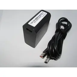 Блок живлення до ноутбуку Lenovo 65W 20V, 3.25A / 5V, 2A разъем bevel USB (косой) wall mount (ADL65WDA / A40248) - мініатюра 2