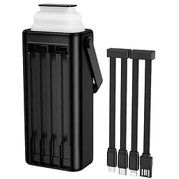 Портативний ЗП Power Bank Borofone BJ65 High 22.5W+PD20W with cable 30000 mAh Black - мініатюра 4
