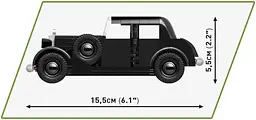 Конструктор COBI автомобіль 1:35 GERMAN STAFF CAR TYPE 230 2277 - мініатюра 3