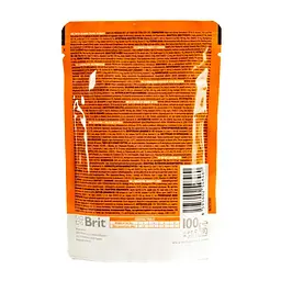 Вологий корм Brit Premium Cat pouch для стерилізованих кішок, лосось, 100 г - мініатюра 5