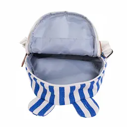 Рюкзак дитячий Childhome My first bag stripes electric blue (CWKIDBSTBL) - мініатюра 4