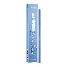 Водостійкий олівець Sadoer для брів чорний Waterproof Eyebrow Pencil Natural Black 0.4 г - мініатюра 2