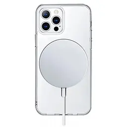 Чохол-накладка Magnetic Case for iPhone 13 Pro Max Clear прозорий - мініатюра 2