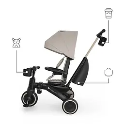 Триколісний велосипед Kinderkraft Jazz 3 Beige (KRJAZZ03BEG0000) - мініатюра 12